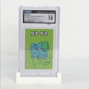 CGC 10 Bulbasaur Old Maid 2019 Pokémon Japanese Playing Card